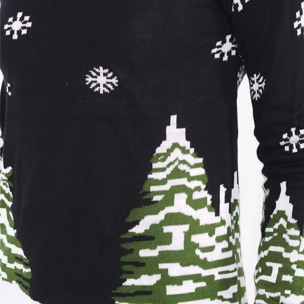 CH 7 NWT Tres Chic Winter Wonderland Pullover Sweater Relaxed Ribbed Sm Md Lg XL - Picture 3 of 8